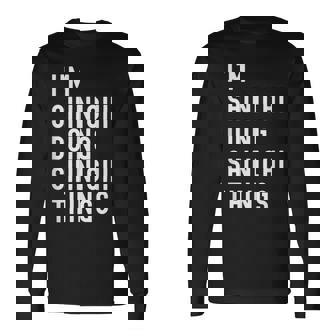 私はhinichiです。Shinichi が行うことを行う。 長袖Tシャツ - Kawaiitshirt