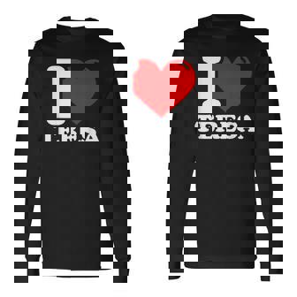 私はテレサが大好きです 長袖Tシャツ - Kawaiitshirt