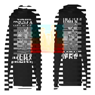 私はミーアキャット ハロウィン ミーアキャット ミーアキャット 長袖Tシャツ - Kawaiitshirt