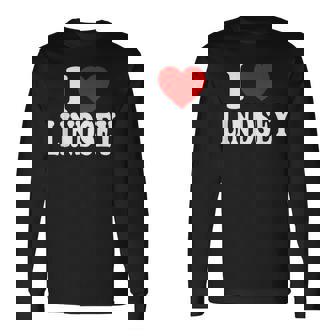 私はリンジーが大好きです 長袖Tシャツ - Kawaiitshirt