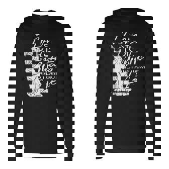 私は大きな雑種が大好きで、犬救助犬シェルターに嘘はつかない 長袖Tシャツ - Kawaiitshirt