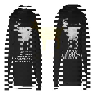 私は本当にヤギが好きです 長袖Tシャツ - Kawaiitshirt