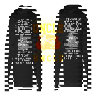 私は楽しいおじさんです 面白いパーティー愛好家のおじさん コスチュームのおじさん 長袖Tシャツ - Kawaiitshirt