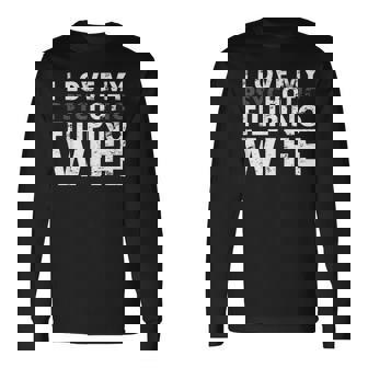 私は私の熱いフィリピン人の妻が大好きです-面白いフィリピン 長袖Tシャツ - Kawaiitshirt