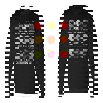 秋のリンゴ狩りアップルオーチャード ボーホー ファームフェッシュ 長袖Tシャツ - Kawaiitshirt