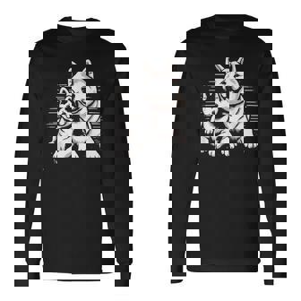 秋田犬 グラフィックtシャツ レディース メンズ 長袖Tシャツ - Kawaiitshirt