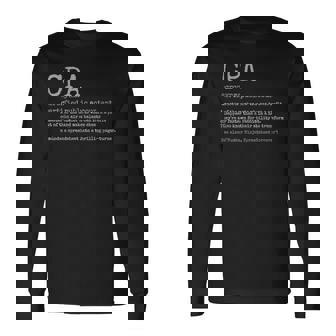 税務認定公会計士cpa 長袖Tシャツ - Kawaiitshirt