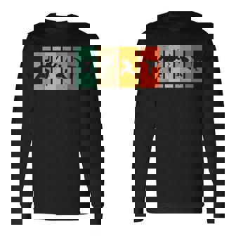 空手戦闘機シルエット空手 長袖Tシャツ - Kawaiitshirt