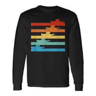 競艇 ボートレース ストライプ 面白いtシャツ メンズ おもしろ 面白 ネタ 面白グッズ 長袖Tシャツ - Kawaiitshirt