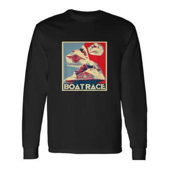 競艇 面白いtシャツ ボートレース メンズ おもしろ 面白 ネタ 面白グッズ 服 文字 文字入り 長袖Tシャツ - Kawaiitshirt