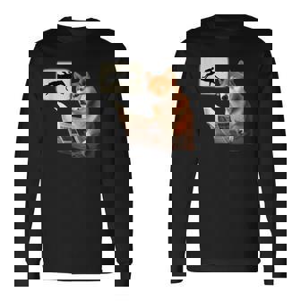 競馬 馬tシャツ 柴犬 シバイヌ 面白いtシャツ ウマ レース 馬 乗馬 メンズ おもしろグッズ ネタ 大人 男性 長袖Tシャツ - Kawaiitshirt