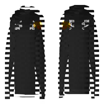 竹と虎 スカジャン 横須賀 日本 東洋 原宿 スタイル ストリート 1950S 古着 スーベニアジャケット 長袖Tシャツ - Kawaiitshirt