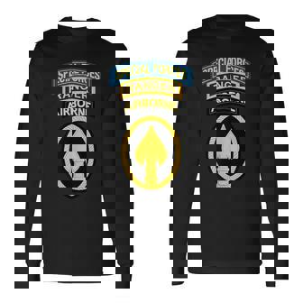 米国特殊部隊 -Fレンジャータブ -Ocomパッチ 長袖Tシャツ - Kawaiitshirt