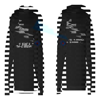 米軍機ステルス爆撃機b2スピリット 長袖Tシャツ - Kawaiitshirt