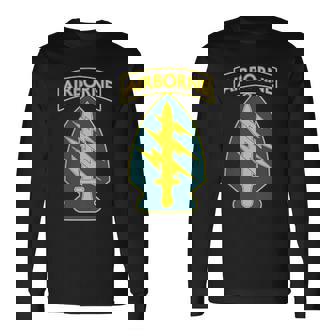 米陸軍 第1特殊部隊 コマンド 空挺 米軍 長袖Tシャツ - Kawaiitshirt