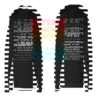 素晴らしい63歳の誕生日プレゼント 面白い レトロ 63歳の誕生日 長袖Tシャツ - Kawaiitshirt