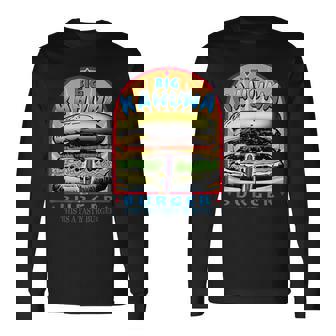 素晴らしいビッグカフナバーガー 長袖Tシャツ - Kawaiitshirt