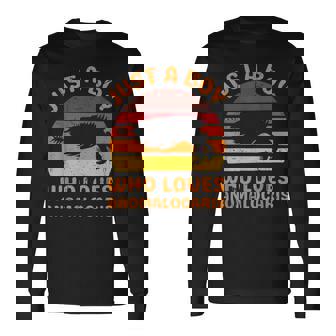 絶滅した節足動物アノマロカリスが大好きなただの少年 長袖Tシャツ - Kawaiitshirt