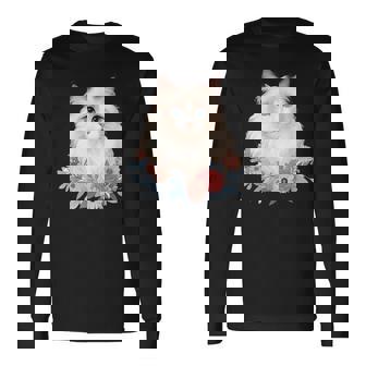 美しいラグドール猫 長袖Tシャツ - Kawaiitshirt