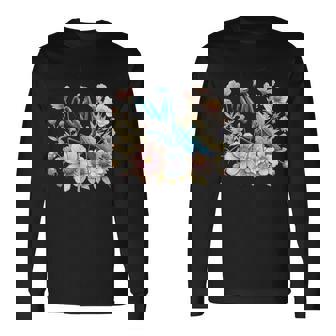 美しい昆虫アート カマキリ 長袖Tシャツ - Kawaiitshirt