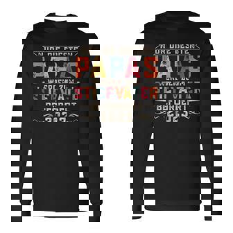 メンズ 義父ボーナスベイターには最高のパパスだけ 長袖Tシャツ - Kawaiitshirt