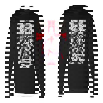 聖ジョージの日 4月23日 愛国的な衣装のアイデア イギリス 長袖Tシャツ - Kawaiitshirt