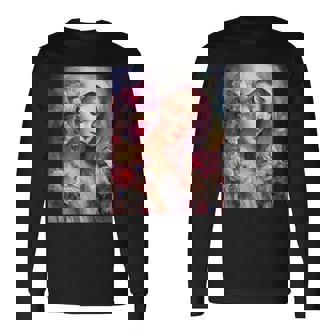 聖母、聖母マリア、聖母マリア、聖母 長袖Tシャツ - Kawaiitshirt