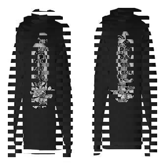 聖母デグアダルーペ 聖マリア キリスト教徒、カトリック教徒向け 長袖Tシャツ - Kawaiitshirt