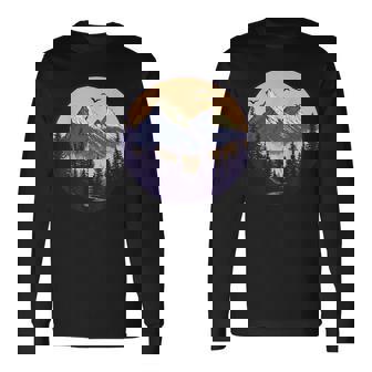 自然の中でのハイキング、ハイキング 長袖Tシャツ - Kawaiitshirt