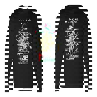 自由パレスチナガザパレスチナ国旗 アラビア語 長袖Tシャツ - Kawaiitshirt
