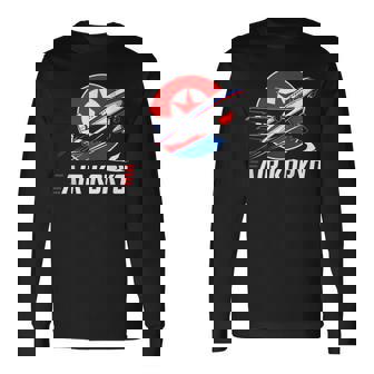 航空高麗 北朝鮮航空母艦 ソビエトツポレフ キム・ジョン 長袖Tシャツ - Kawaiitshirt