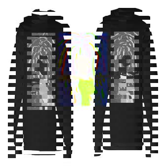 花火 竹久夢二 大正４年 １９１５年 作 長袖Tシャツ - Kawaiitshirt