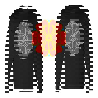 花笠花 琉球 沖縄 日本 琉球諸島 沖縄 長袖Tシャツ - Kawaiitshirt