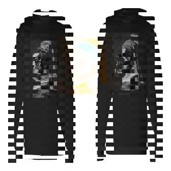 芸術におけるボストンテリア、 長袖Tシャツ - Kawaiitshirt