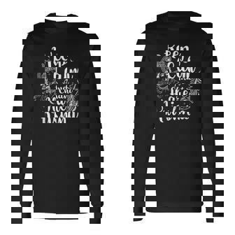 落ち着いてハレクリシュナを唱えろ 長袖Tシャツ - Kawaiitshirt