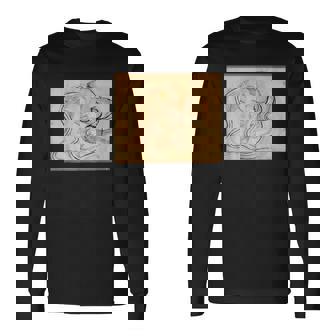 葛飾北斎作 蛇女頭 長袖Tシャツ - Kawaiitshirt