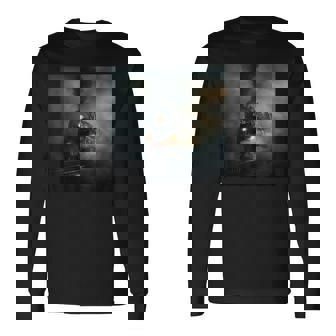 蒸気機関車 鉄道 機関車 ギフト 蒸気機関車 長袖Tシャツ - Kawaiitshirt