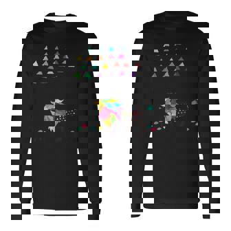 虹色のライオン 長袖Tシャツ - Kawaiitshirt