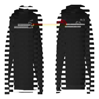 蟹 かに肉 レトロ グラフィック シーフード カニ 蟹 蟹 長袖Tシャツ - Kawaiitshirt