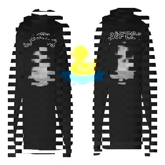 見にくいアヒルの子 動物 個性的 面白い 飲み会 ネタ ギャグ ボケ 宴会 笑える 長袖Tシャツ - Kawaiitshirt