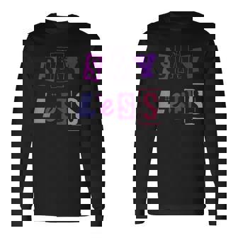 言うことを少なく見積もり-言う量を減らす 長袖Tシャツ - Kawaiitshirt