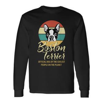 誇り高きボストンテリア オーナーシャツ、ボストンテリア 子犬 長袖Tシャツ - Kawaiitshirt