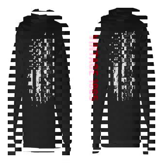 誕生日のためのアメリカ国旗誕生年 1965 長袖Tシャツ - Kawaiitshirt