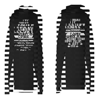 誰もが語る伝説のデザイナーだ 長袖Tシャツ - Kawaiitshirt