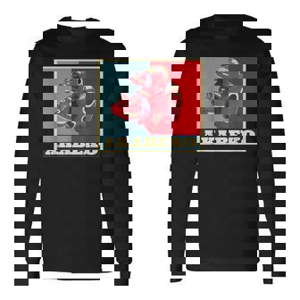 赤べこ 面白いtシャツ 牛 ウシ 福島県 会津 メンズ おもしろ グッズ 面白い 服 ネタ 日本 名産 長袖Tシャツ - Kawaiitshirt