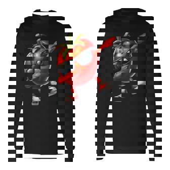 軽くたたくトマト ダンシング 軽くたたくトマト フルーツ 長袖Tシャツ - Kawaiitshirt