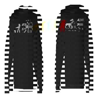 進化チューバ演奏 長袖Tシャツ - Kawaiitshirt