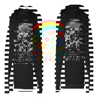 違う虹の花でも大丈夫 長袖Tシャツ - Kawaiitshirt