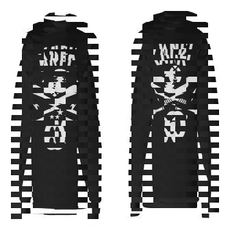 還暦祝い 60歳の野球好きに贈る記念デザイン 長袖Tシャツ - Kawaiitshirt