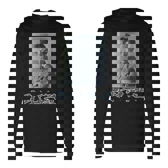 野口英世（日本の偉人）歴史上の人物 写真 肖像【変なデザイン屋さん】面白い 長袖Tシャツ - Kawaiitshirt